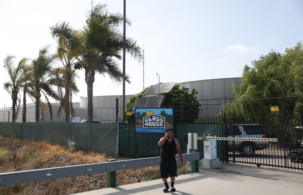 A farmworker dies after an immigration police raid near Los Angeles.